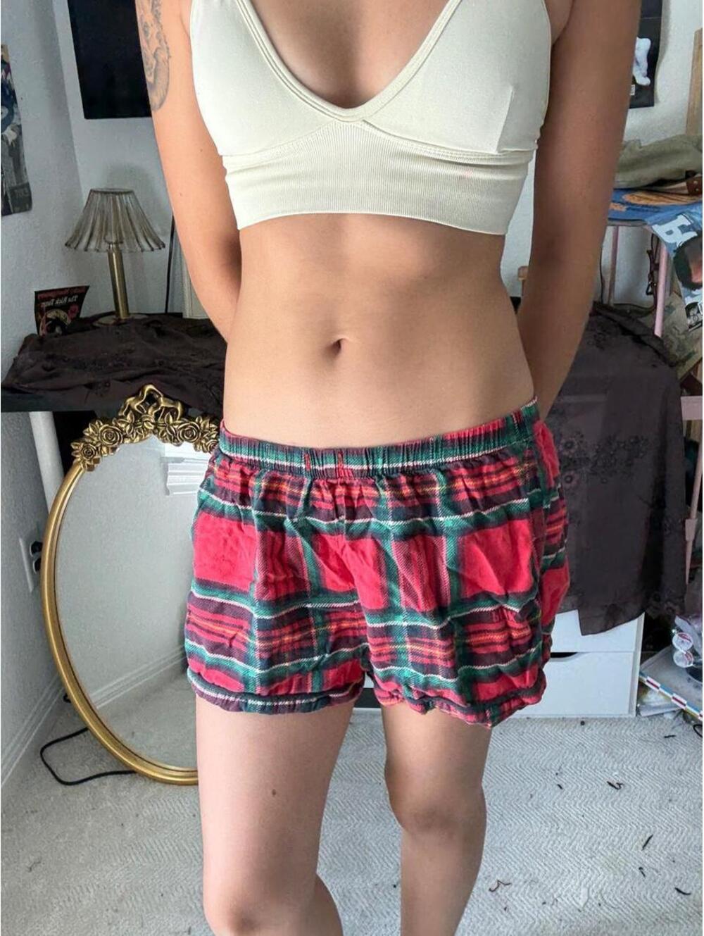 Victoria's Secret Women's Multi and Red Shorts